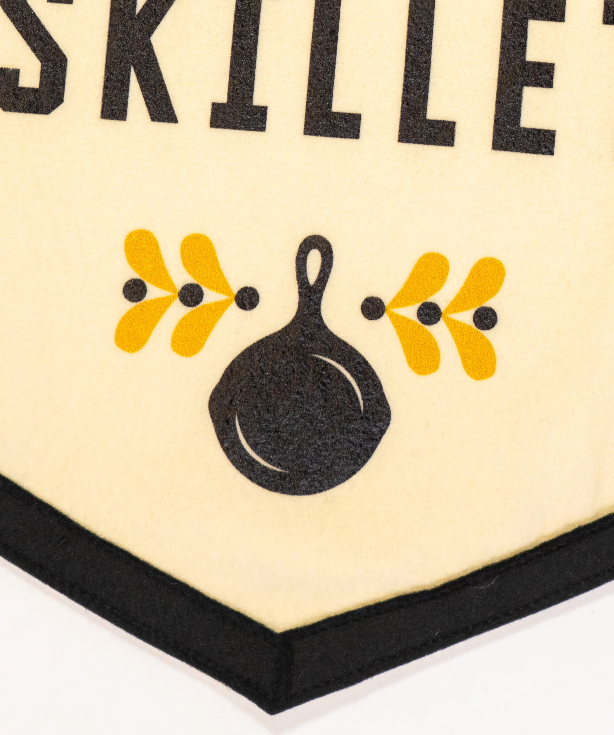 Don't Wash The Cast Iron Skillet Camp Flag • Jason Isbell x Oxford Pennant - Image 3