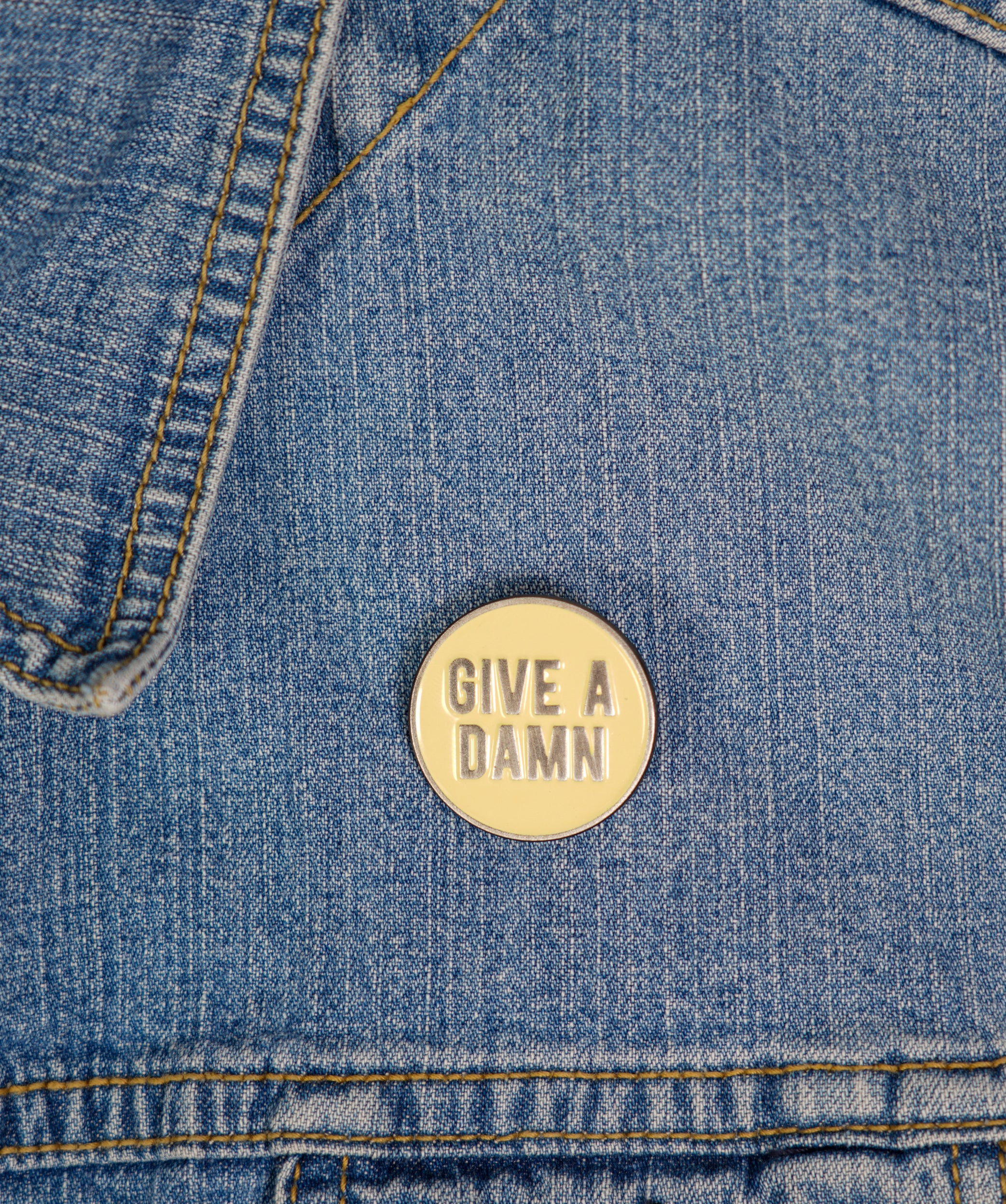 Give a Damn Enamel Pin - Image 3