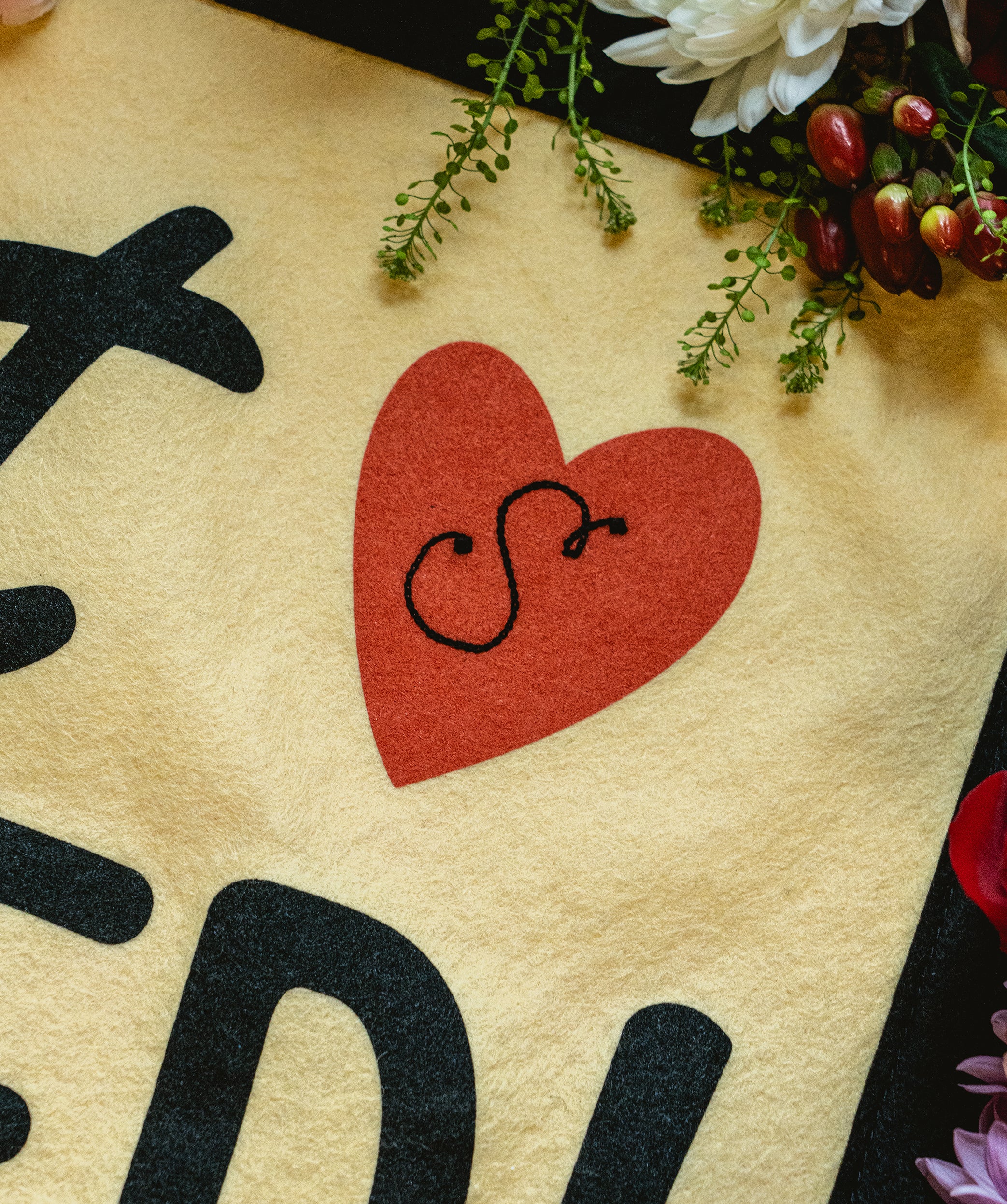 Just Married Camp Flag - Image 5