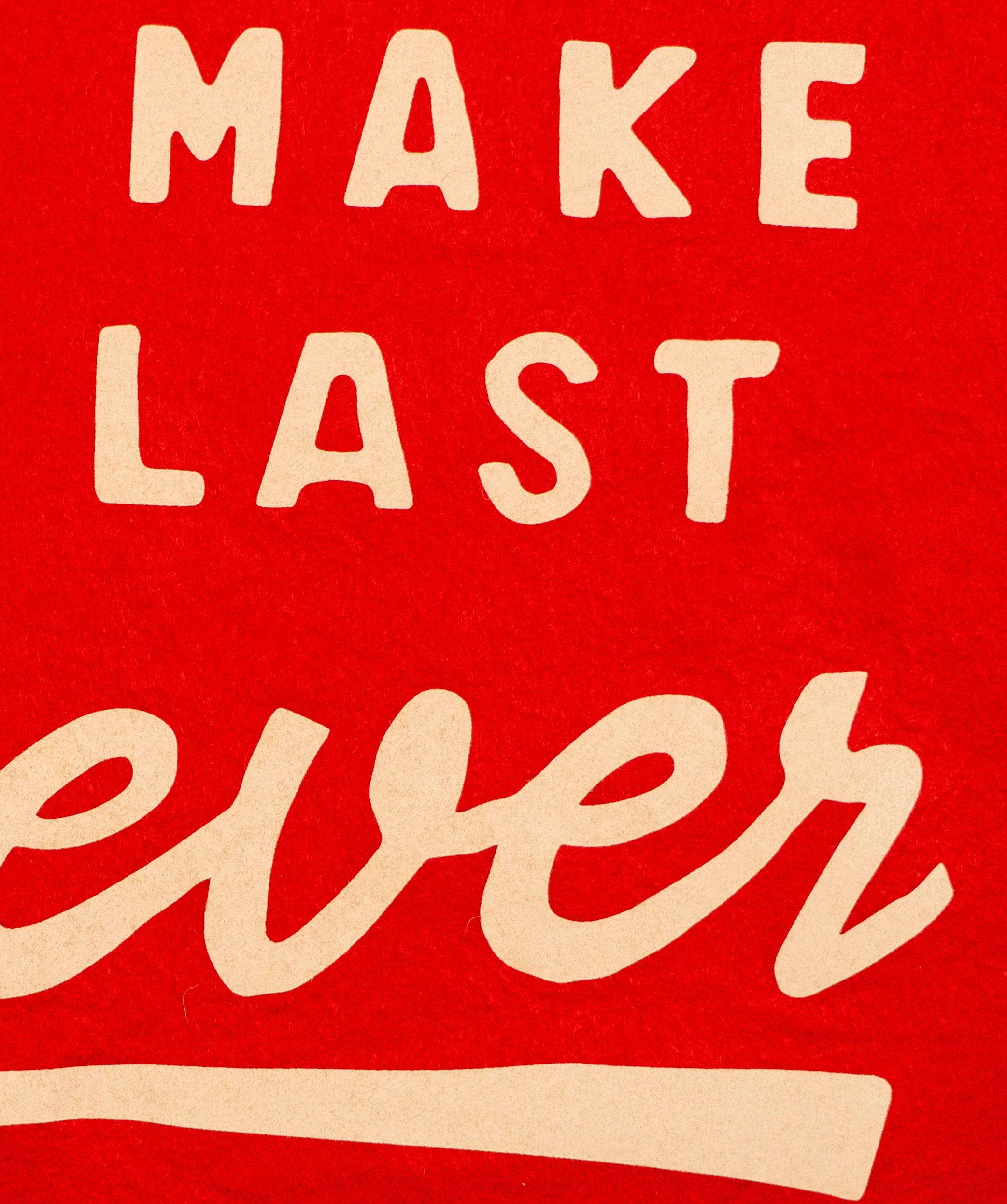 Let's Make This Last Forever Camp Flag • blink-182 x Oxford Pennant - Image 3