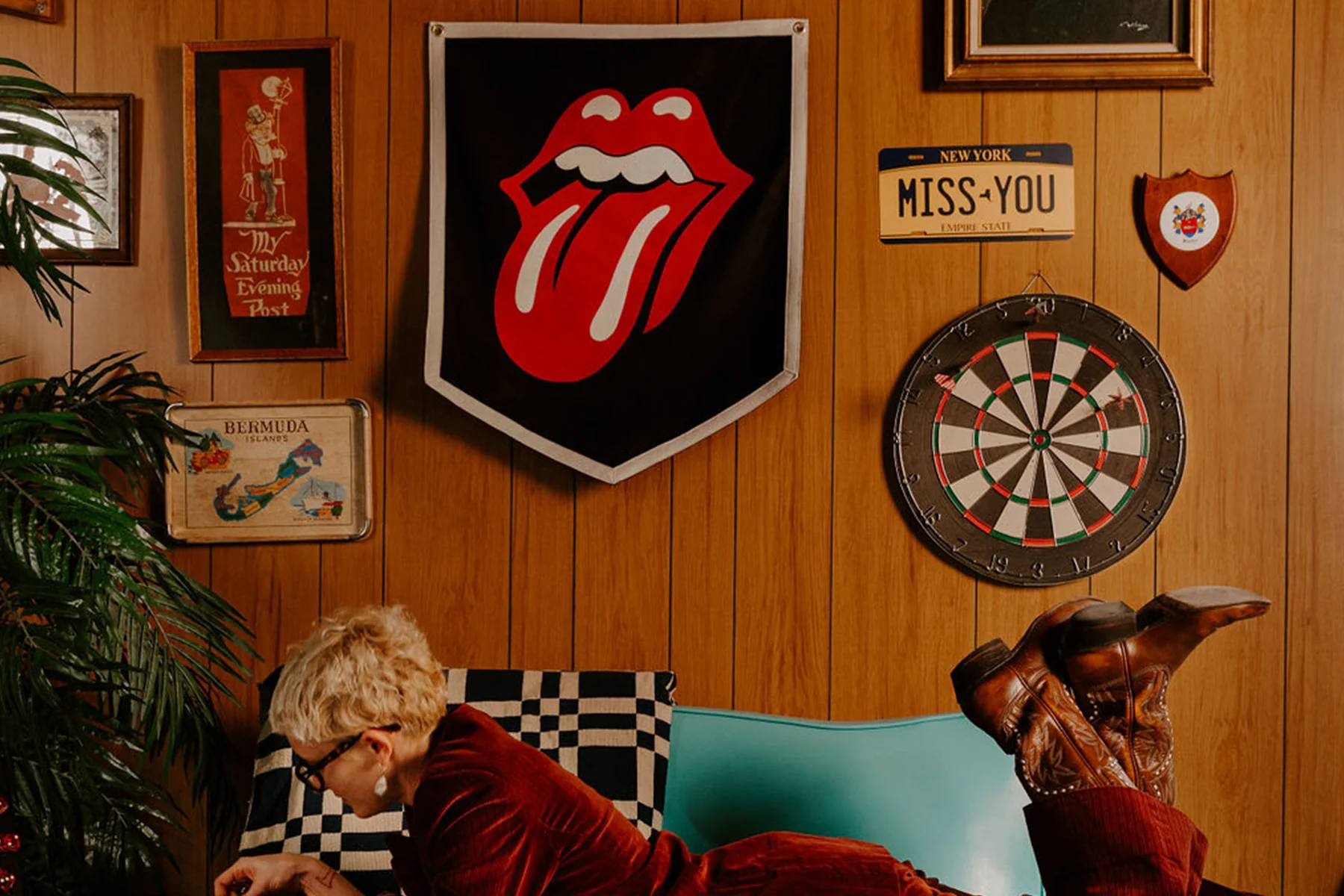 Lips Championship Banner • The Rolling Stones x Oxford Pennant - Image 4