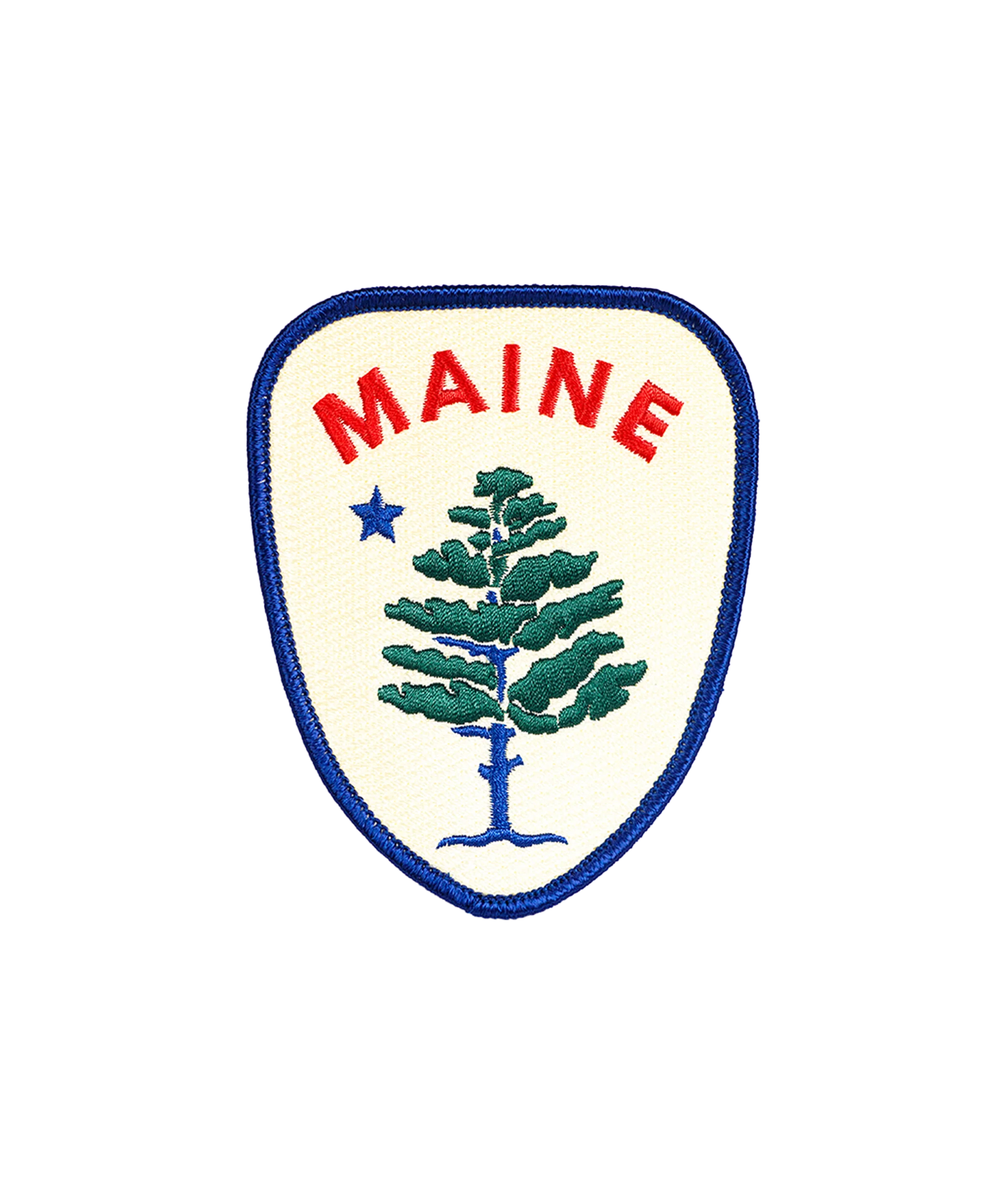 Maine Embroidered Patch