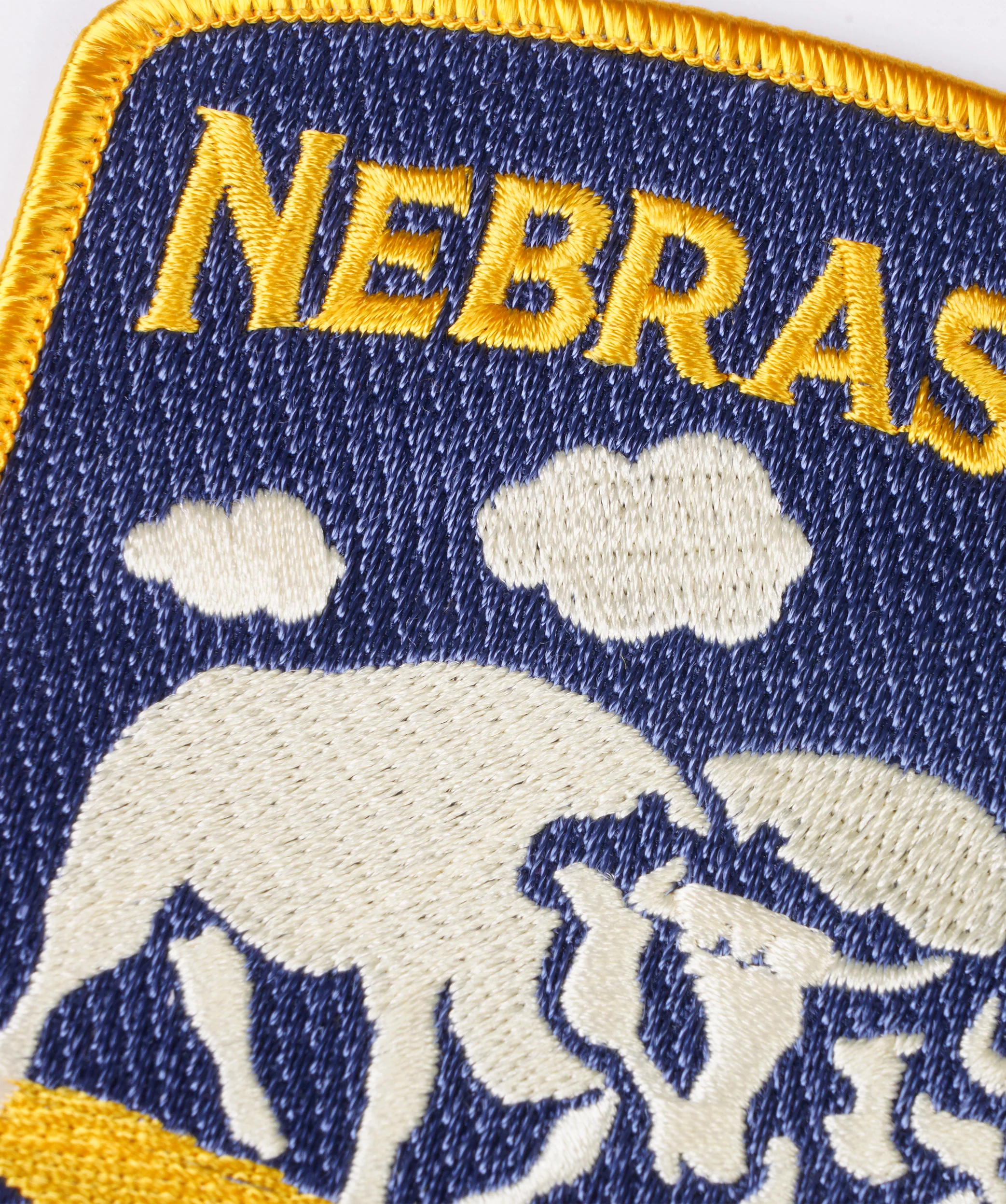 Nebraska Embroidered Patch - Image 2
