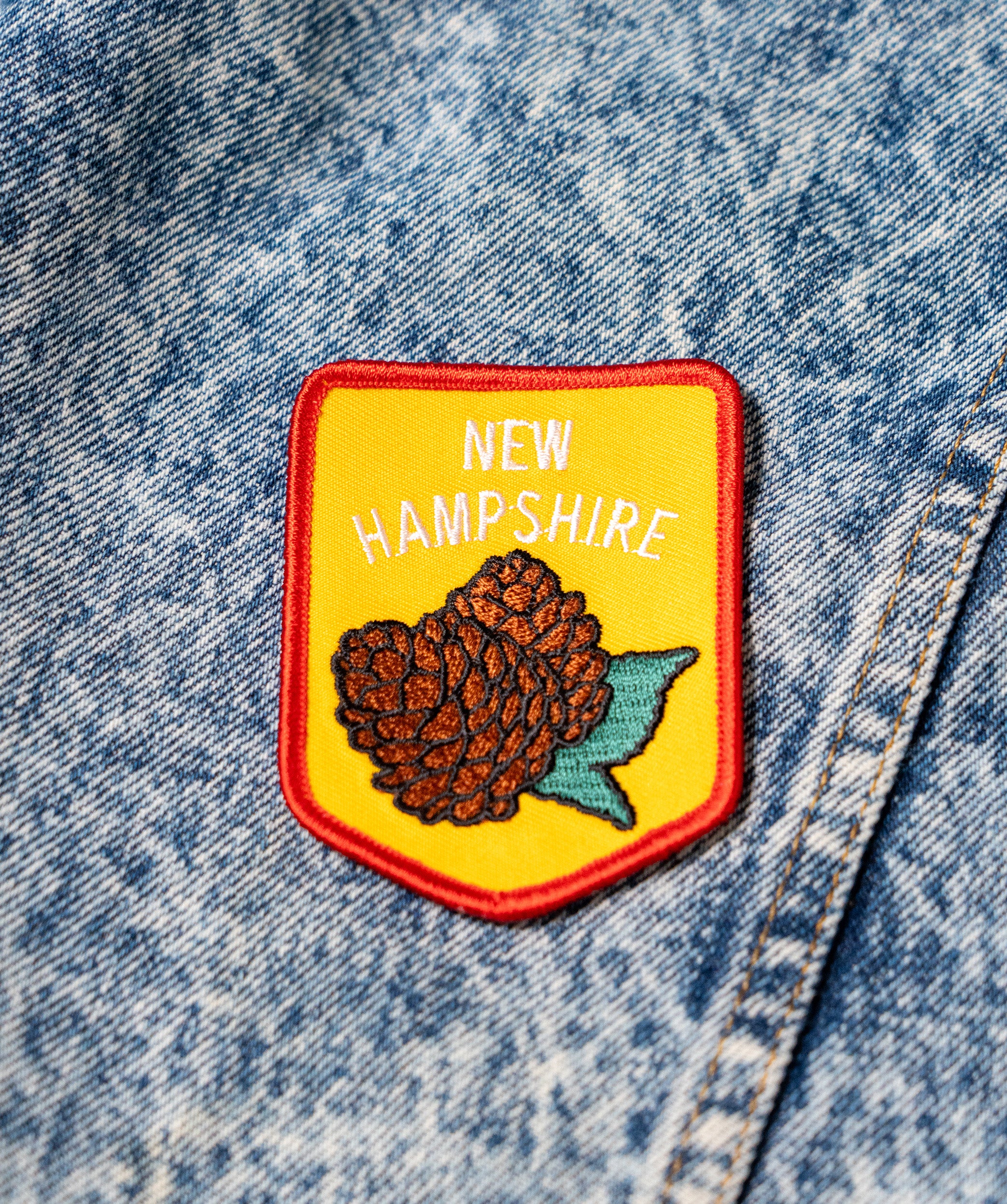 New Hampshire Embroidered Patch - Image 2