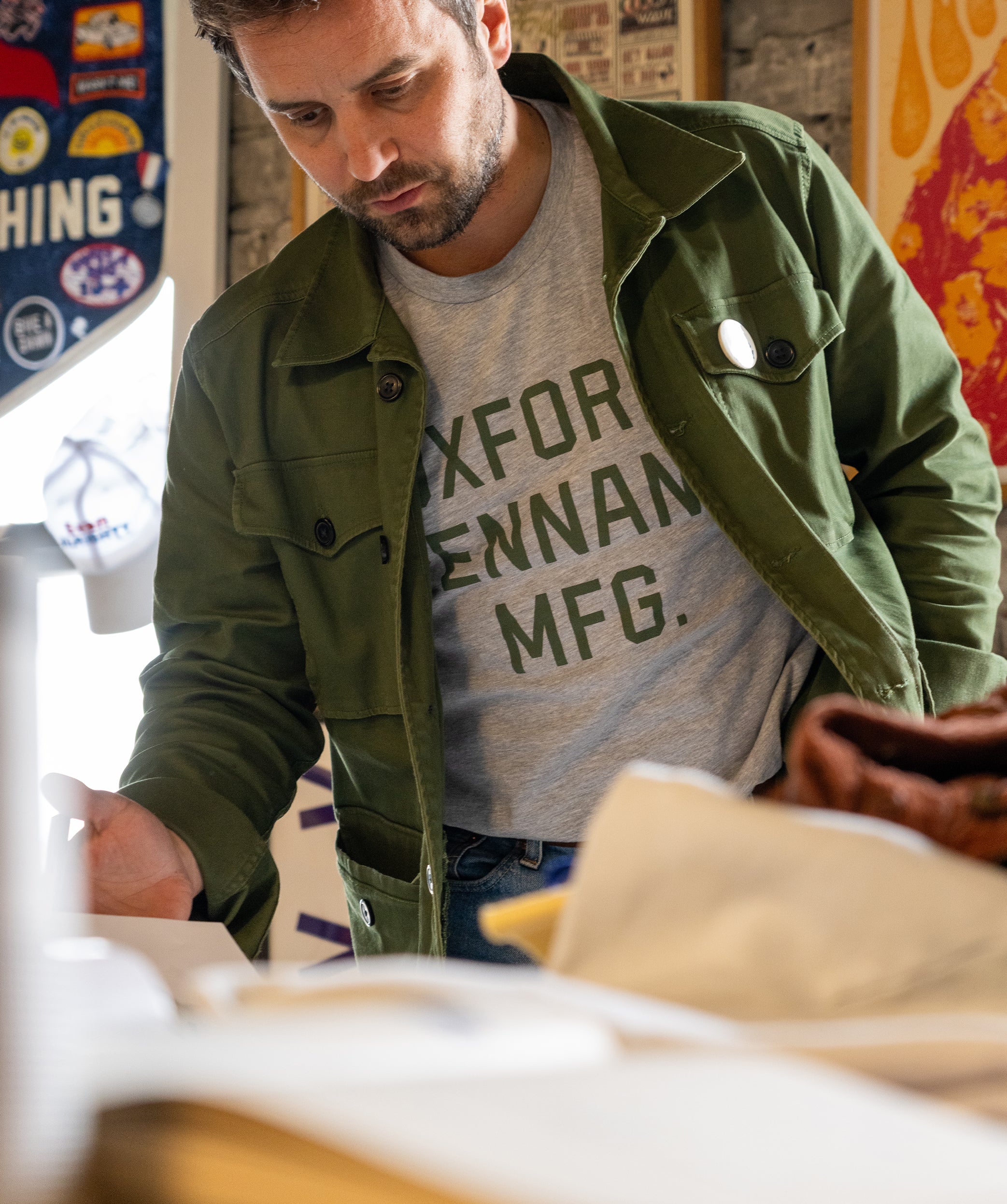 Oxford Pennant Manufacturing Varsity Shop Tee - Image 2