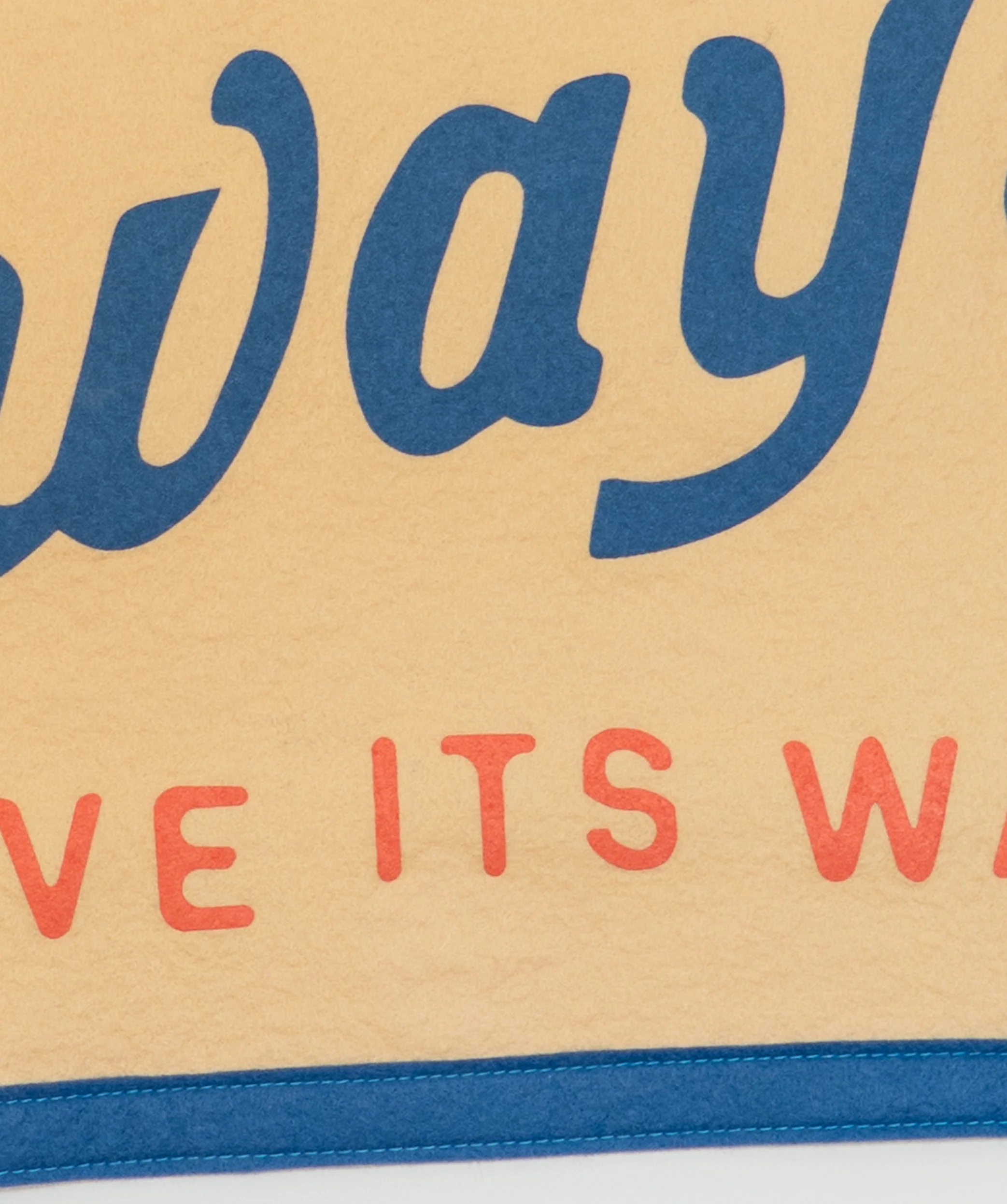 True Love Will Always Have Its Way Camp Flag • John Prine x Oxford Pennant - Image 3