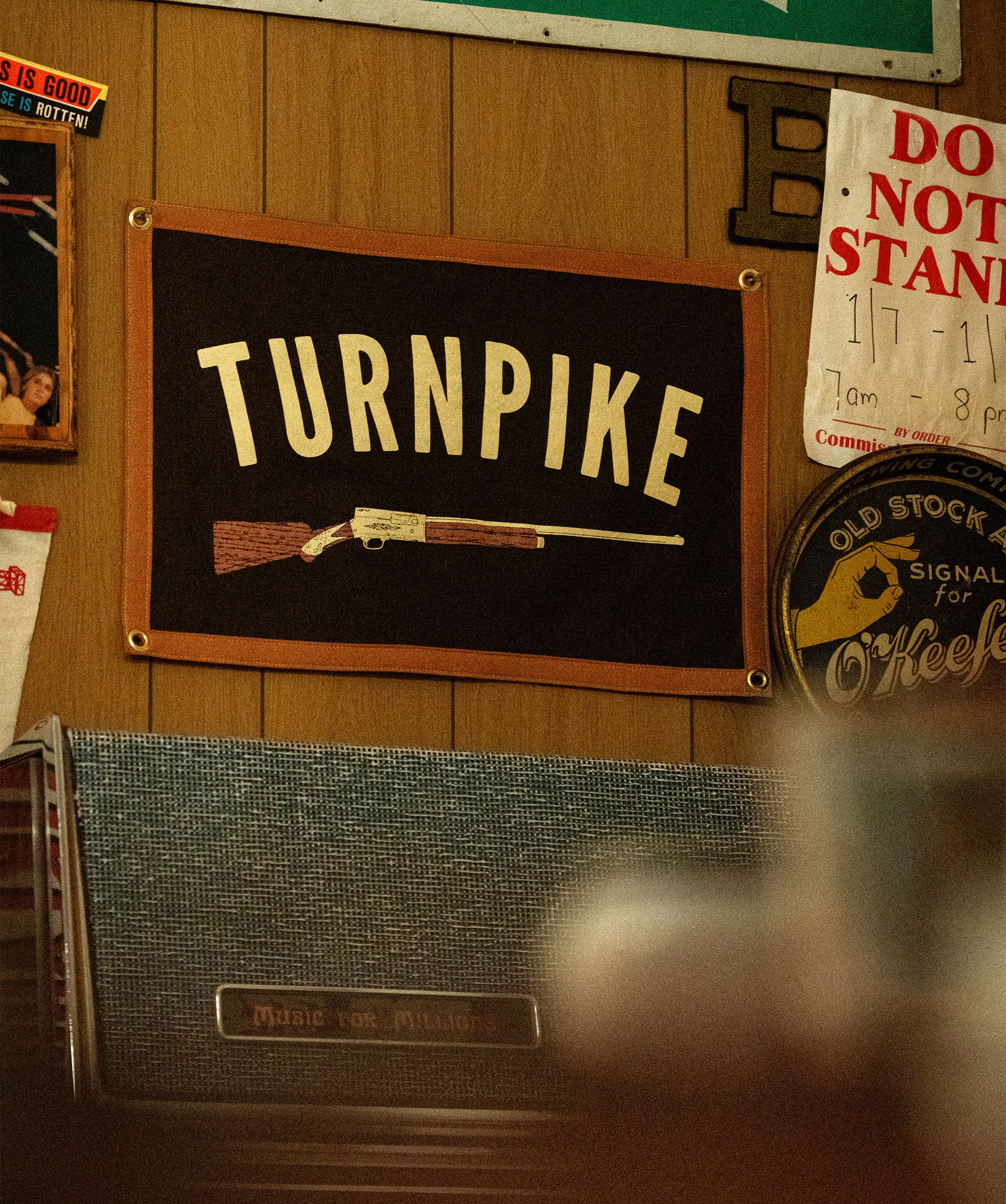 Turnpike Camp Flag • Turnpike Troubadours x Oxford Pennant - Image 6
