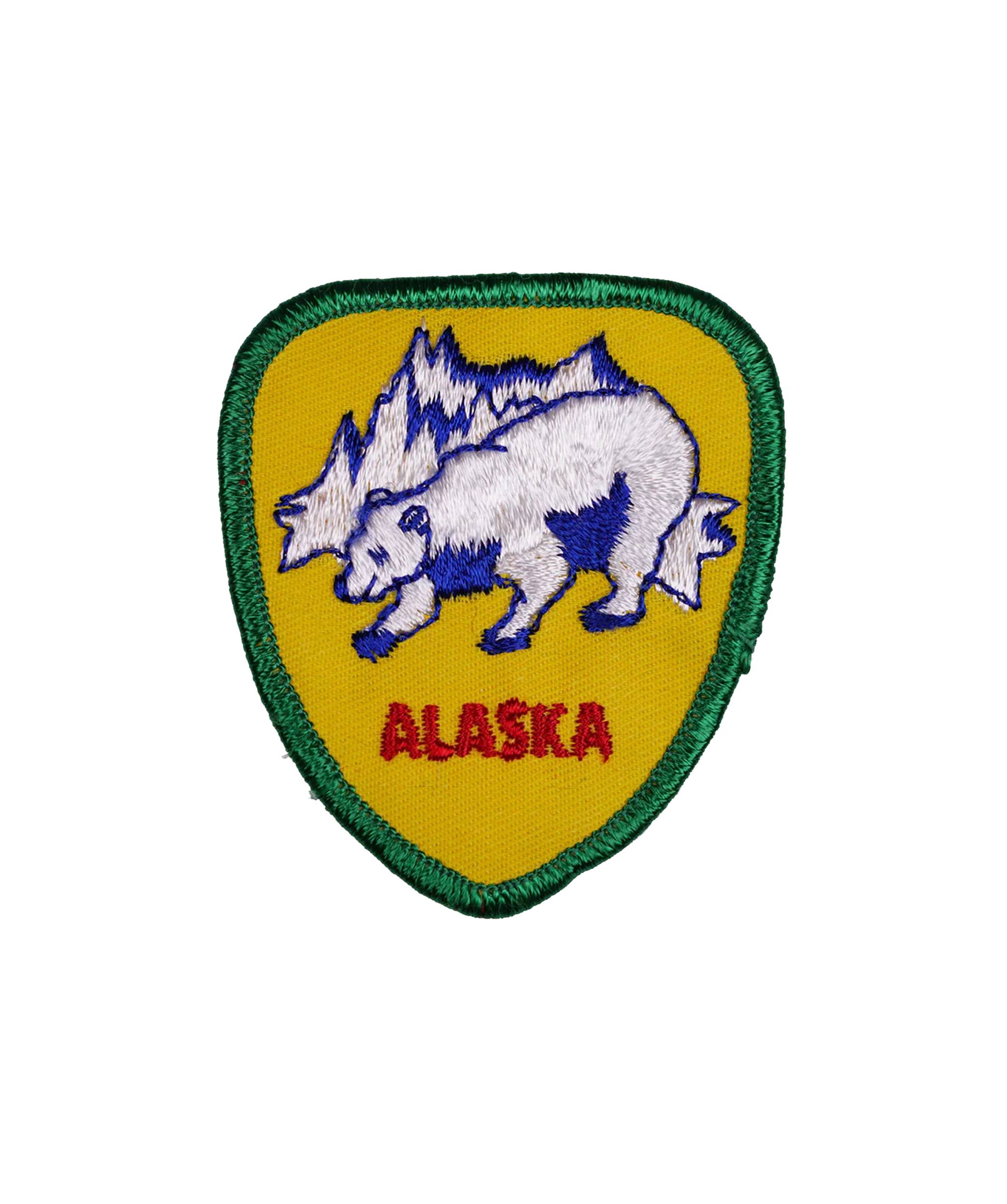 Vintage Alaska Embroidered Patch