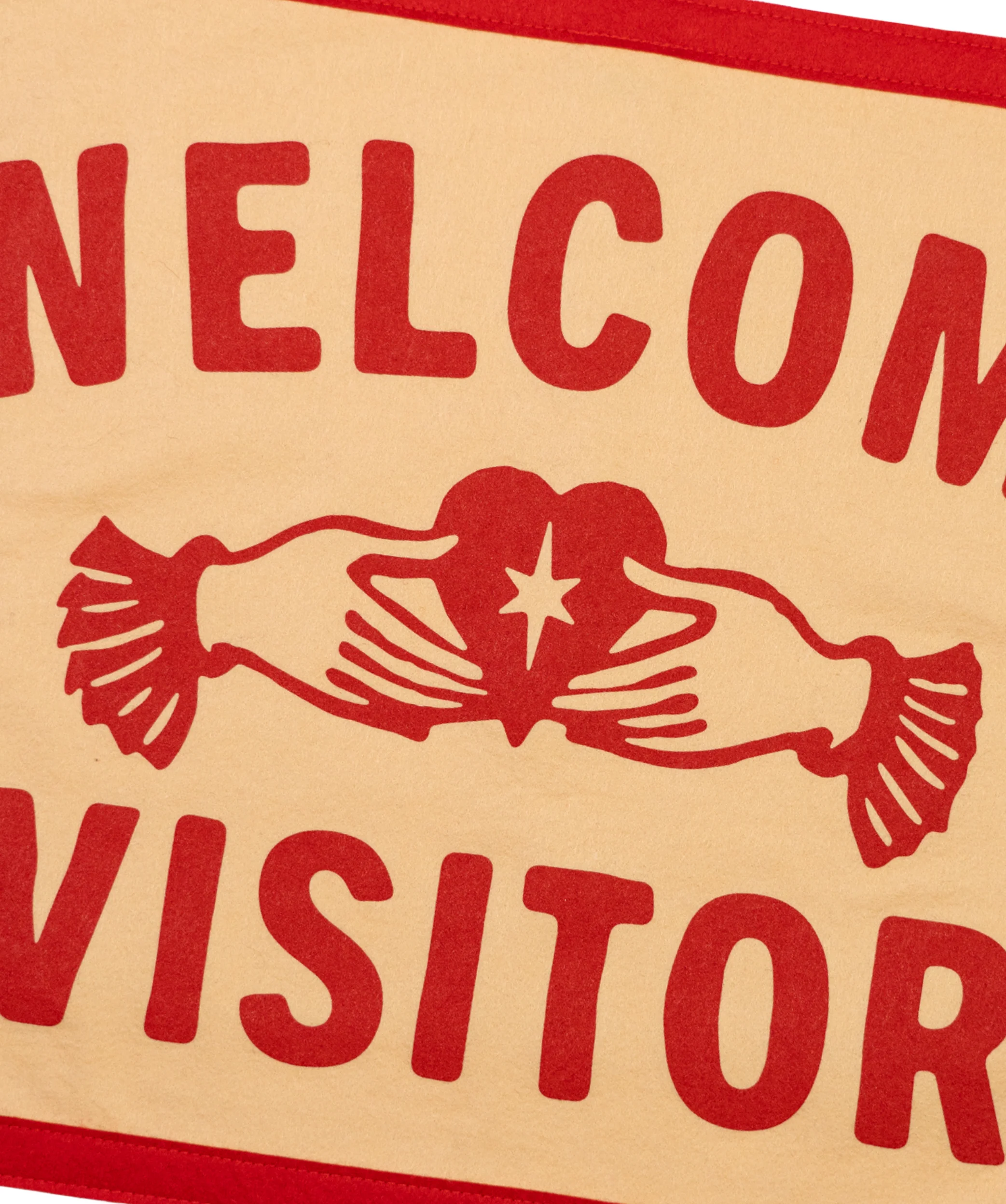 Welcome Visitor Camp Flag • John Moreland x Oxford Pennant - Image 4